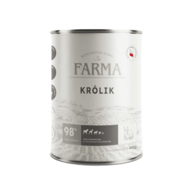 Farma Select – Monobiałkowa karma mokra dla psów, królik