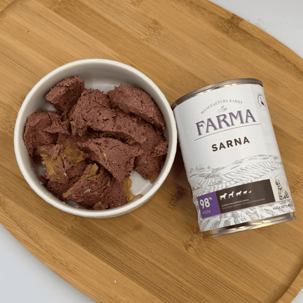 Farma Select – Monobiałkowa karma mokra dla psów, sarna