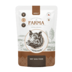Aktualny kolor: Farma Manufaktura – Karma mokra w saszetce dla psów, dziczyzna