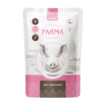 Kolor: Farma Manufaktura – Karma mokra w saszetce dla psów, wieprzowina