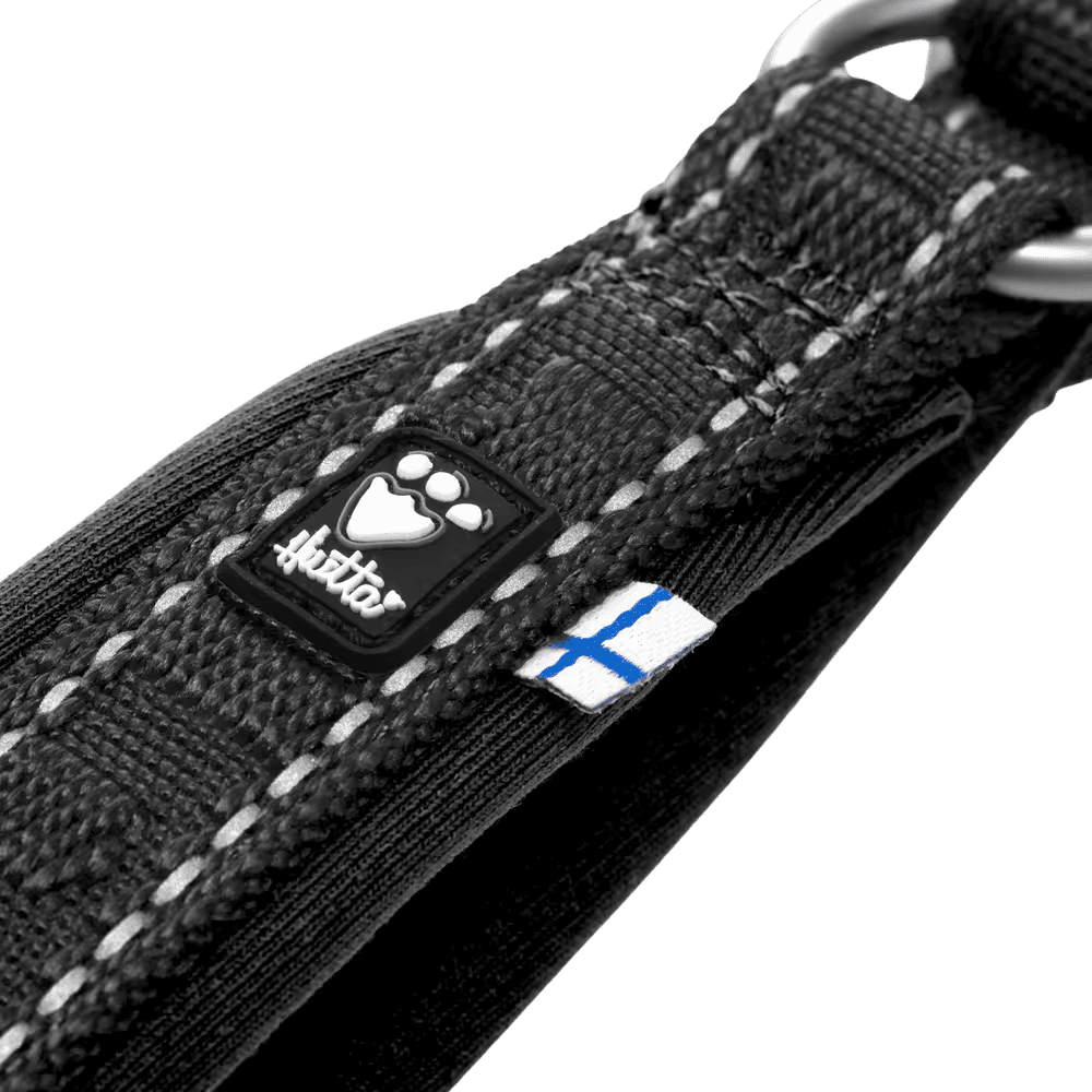 Hurtta Casual Half Choke Collar Eco Raven - Obroża półzaciskowa dla psa, czarna