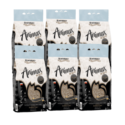 AnimaxKot Golden Line - Naturalny żwirek zbrylający dla kota, pellet 3mm, bezzapachowy - obrazek 8