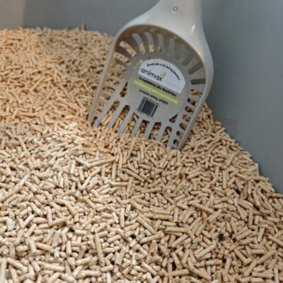 AnimaxKot Golden Line - Naturalny żwirek zbrylający dla kota, pellet 3mm, bezzapachowy - obrazek 5