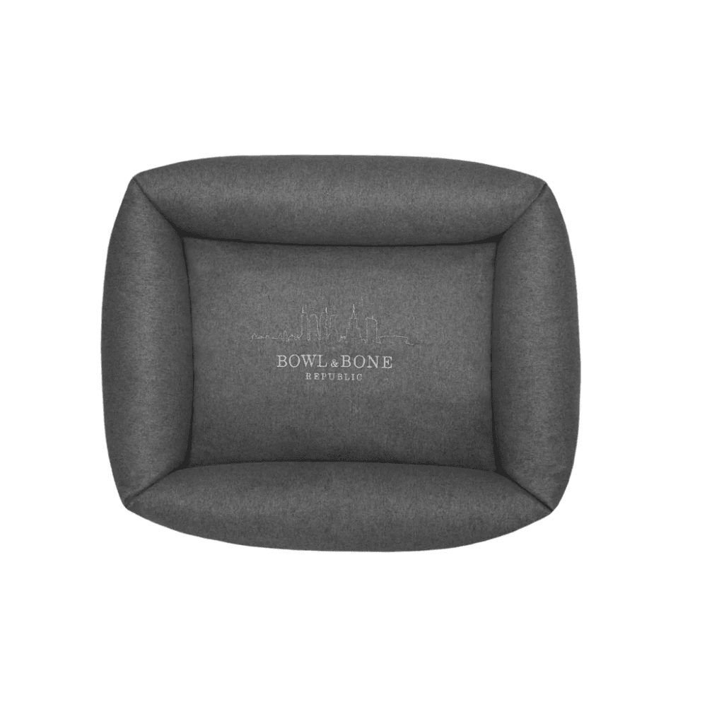 Bowl&Bone Republic Loft – Legowisko, kanapa dla psa i kota, grafitowe