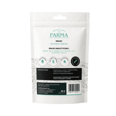 Farma – Przysmaki dla psa, suszone trenerki z tuńczyka 80g - obrazek 2
