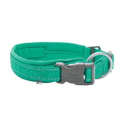 Hurtta Casual Collar Eco Peacock - Obroża dla psa, turkusowa - obrazek 1