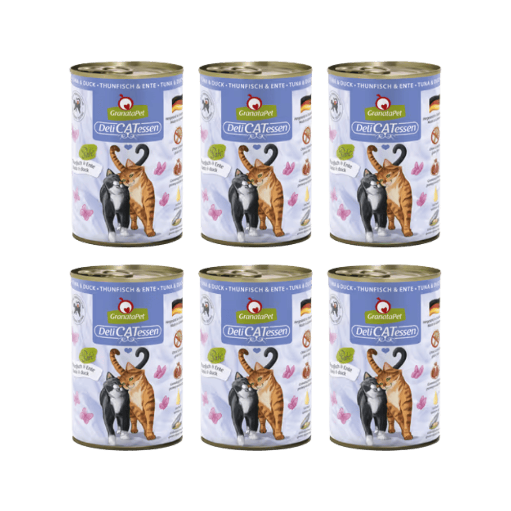 GranataPet DeliCatessen Tuna & Duck – Karma mokra dla kota, tuńczyk z kaczką