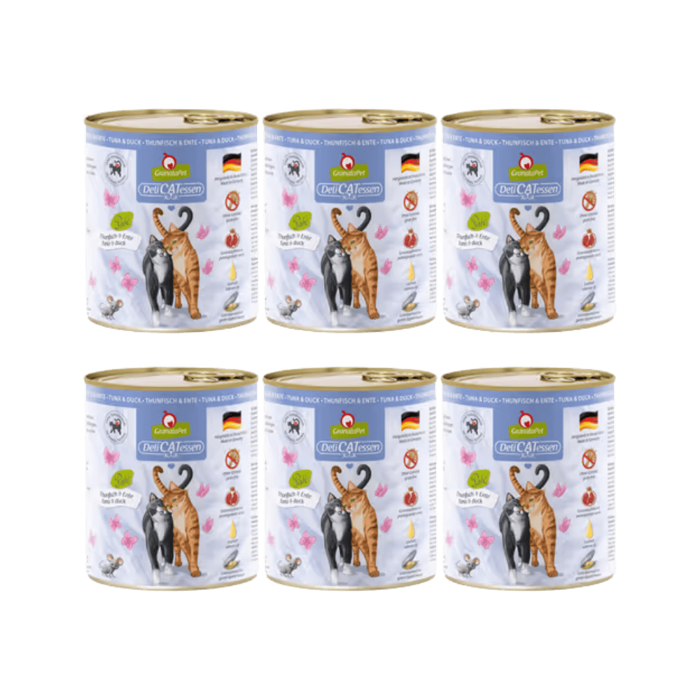 GranataPet DeliCatessen Tuna & Duck – Karma mokra dla kota, tuńczyk z kaczką