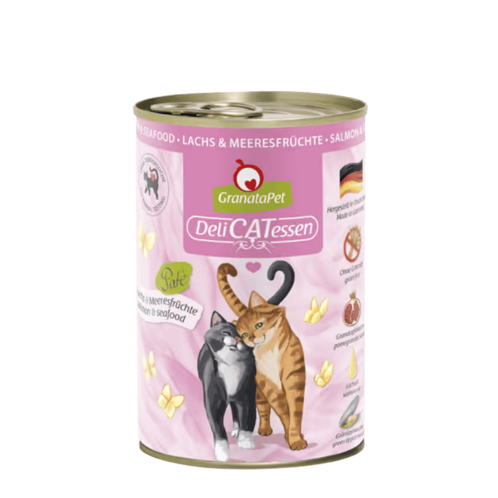 GranataPet DeliCatessen Salmon & Seafood – Karma mokra dla kota, łosoś i owoce morza