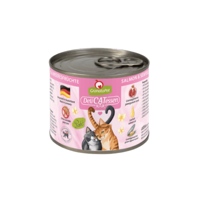 GranataPet DeliCatessen Salmon & Seafood – Karma mokra dla kota, łosoś i owoce morza - obrazek 2