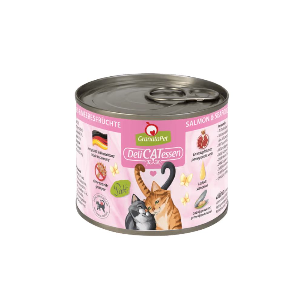 GranataPet DeliCatessen Salmon & Seafood – Karma mokra dla kota, łosoś i owoce morza