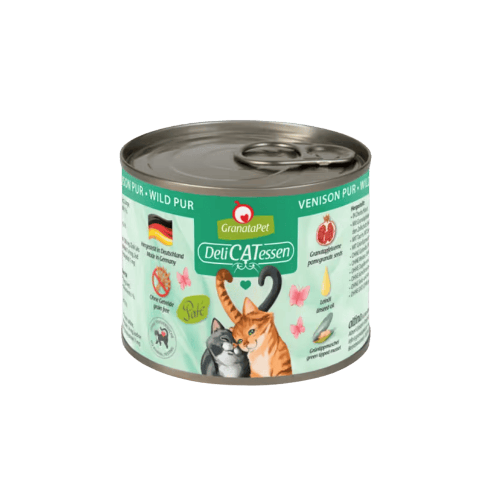 GranataPet DeliCatessen Venison Pur – Karma mokra dla kota, dziczyzna