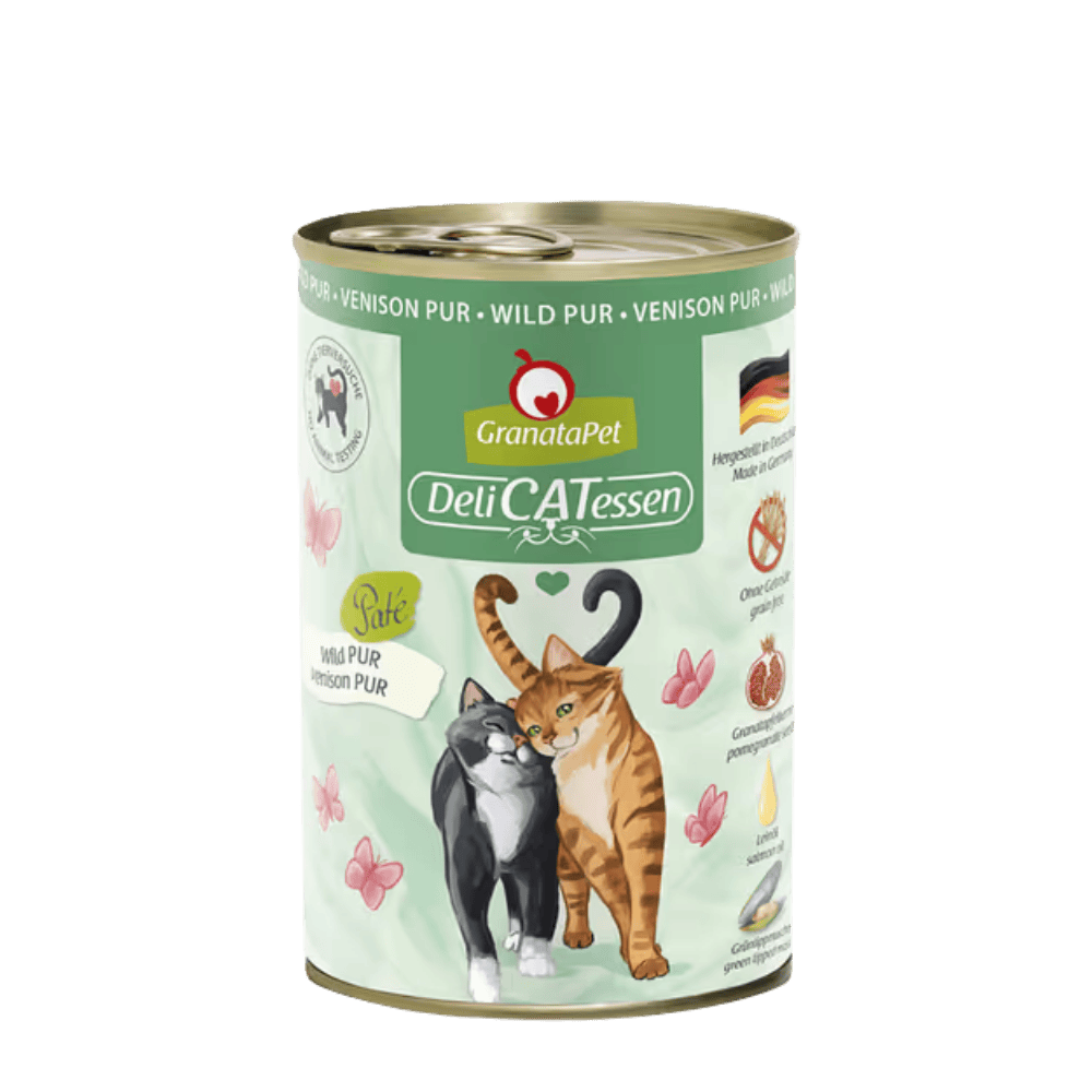 GranataPet DeliCatessen Venison Pur – Karma mokra dla kota, dziczyzna
