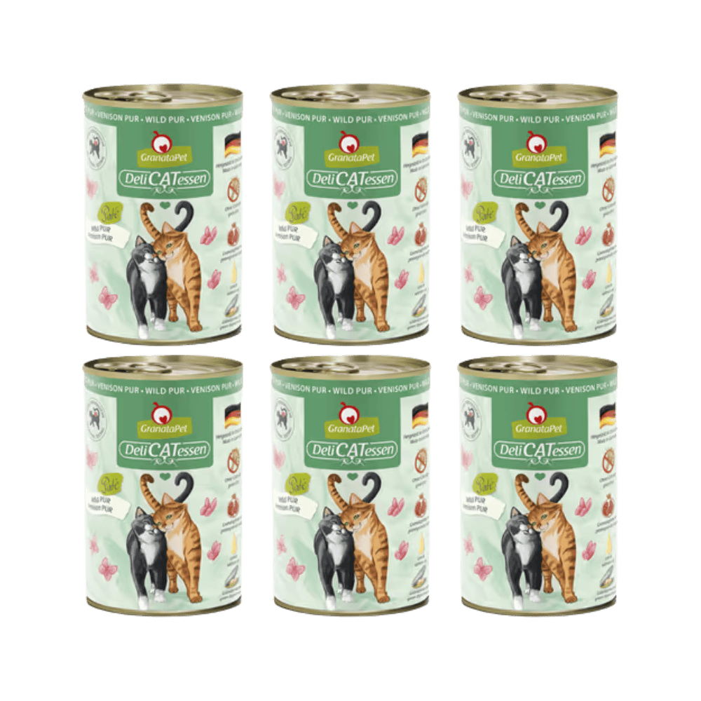 GranataPet DeliCatessen Venison Pur – Karma mokra dla kota, dziczyzna