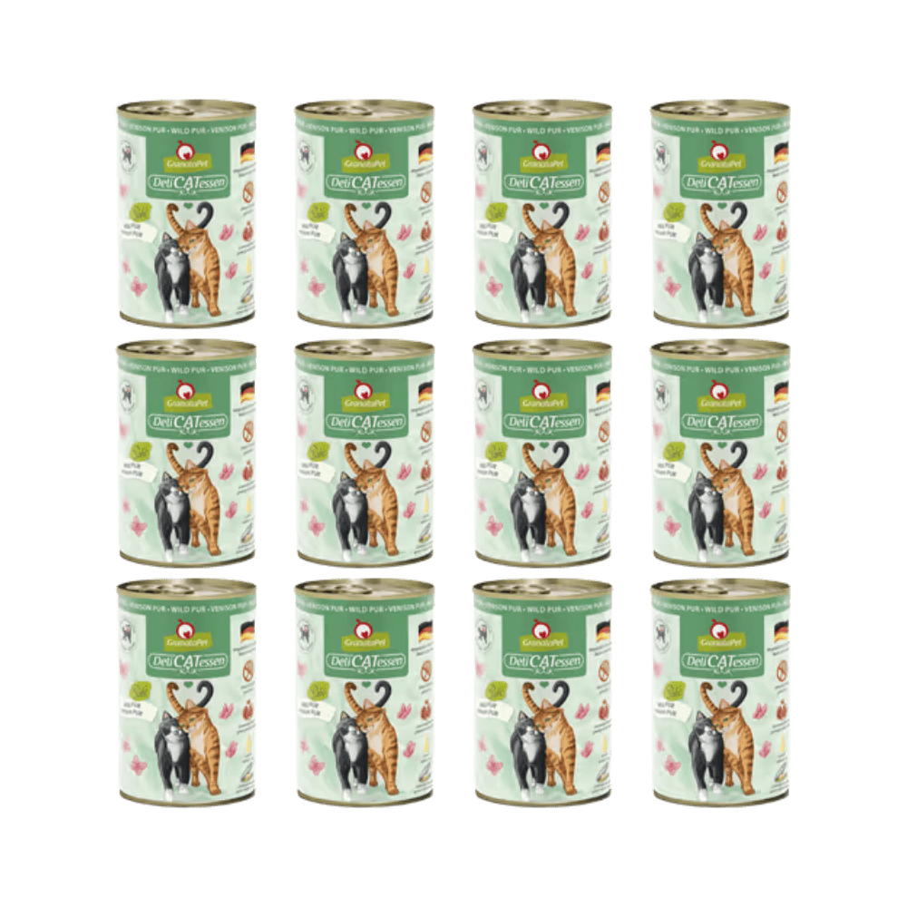 GranataPet DeliCatessen Venison Pur – Karma mokra dla kota, dziczyzna