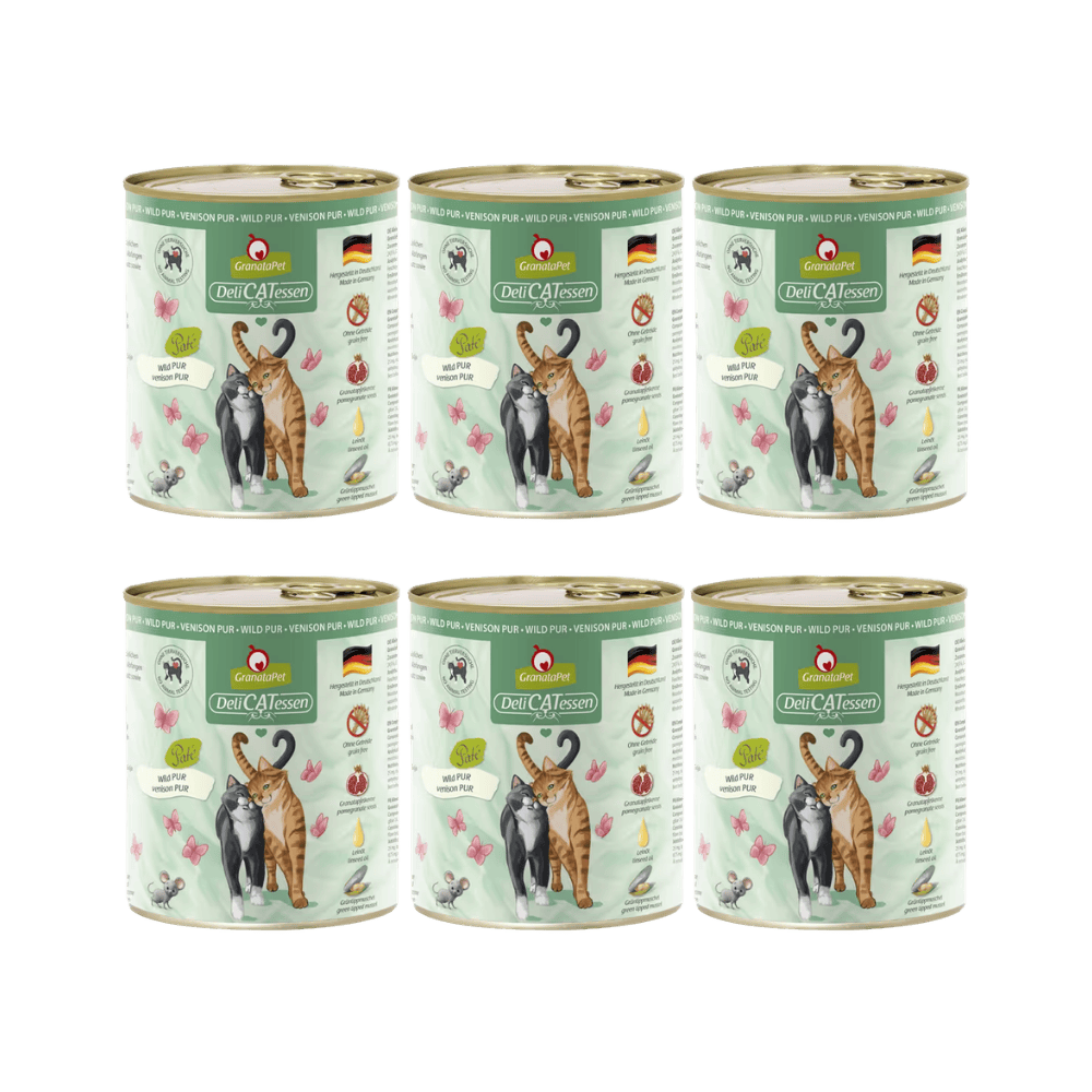 GranataPet DeliCatessen Venison Pur – Karma mokra dla kota, dziczyzna