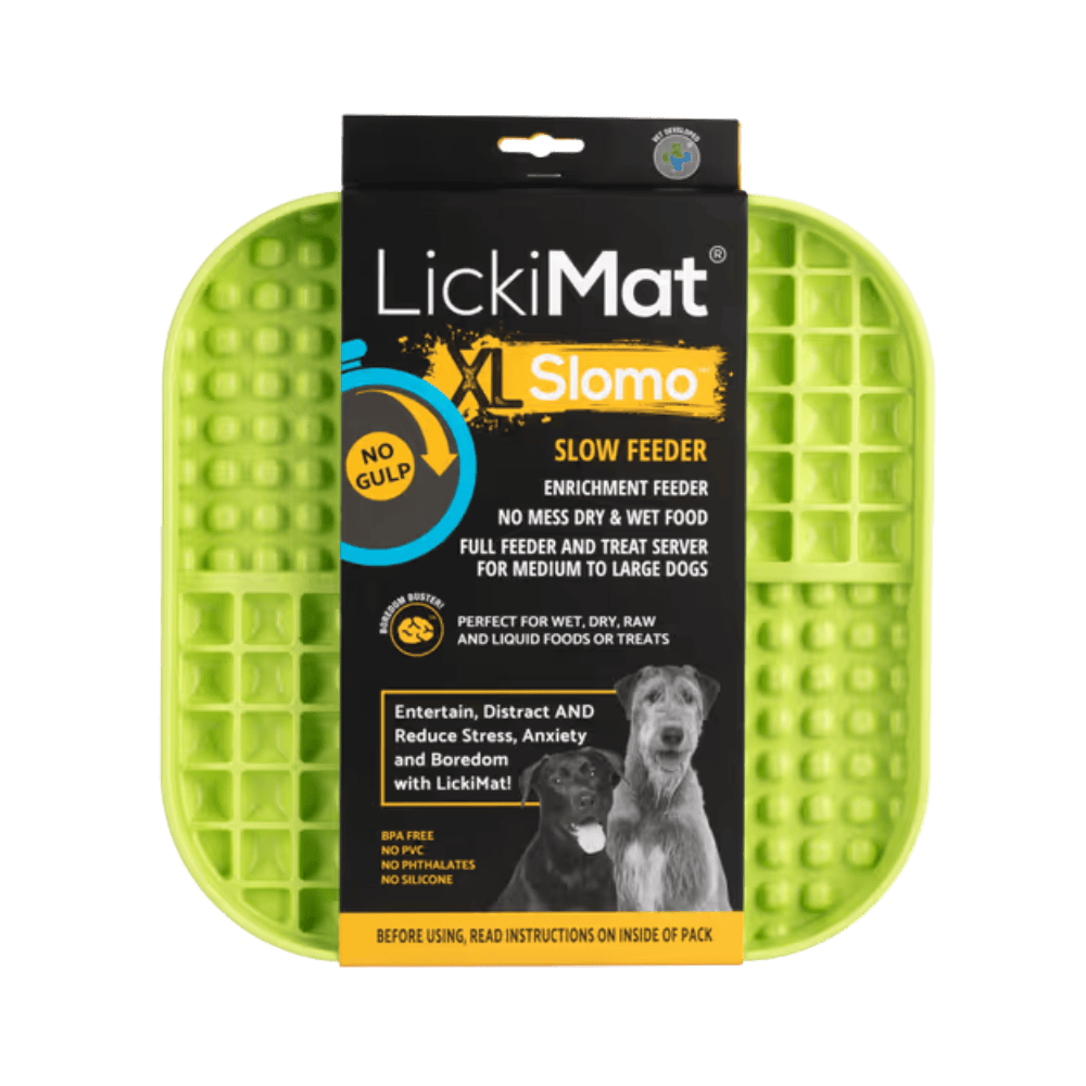 LickiMat Slomo XL - Mata do lizania dla średniego i dużego psa, twarda