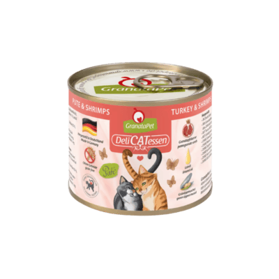 GranataPet DeliCatessen Turkey & Shrimps – Karma mokra dla kota, indyk i krewetki - obrazek 2
