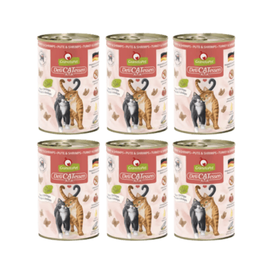 GranataPet DeliCatessen Turkey & Shrimps – Karma mokra dla kota, indyk i krewetki - obrazek 5