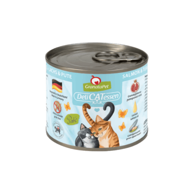 GranataPet DeliCatessen Salmon & Turkey – Karma mokra dla kota, łosoś i indyk - obrazek 2