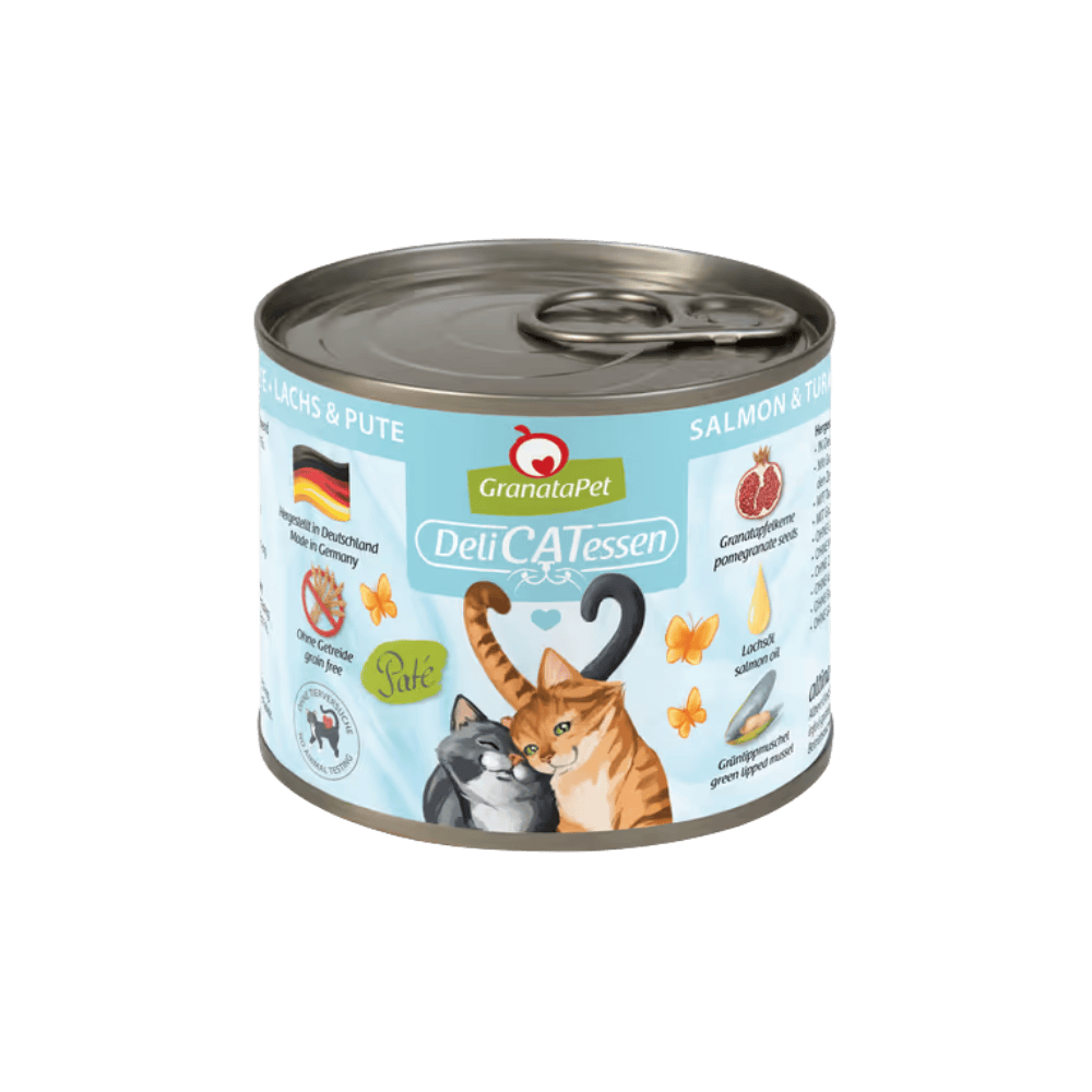GranataPet DeliCatessen Salmon & Turkey – Karma mokra dla kota, łosoś i indyk