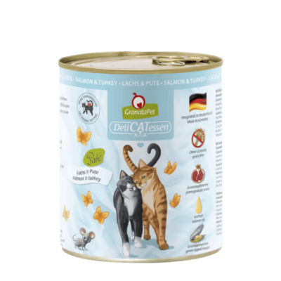 GranataPet DeliCatessen Salmon & Turkey – Karma mokra dla kota, łosoś i indyk - obrazek 4