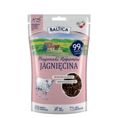 Baltica Przysmaki Regionów – Półmiękkie przysmaki dla psa, jagnięcina 80g - obrazek 1