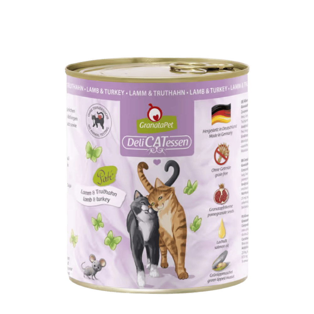 GranataPet DeliCatessen Lamb & Turkey – Karma mokra dla kota, jagnięcina i indyk