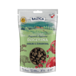 Kolor: Baltica Przysmaki Regionów – Przysmaki dla psa, dziczyzna z jabłkiem i żurawiną 100g