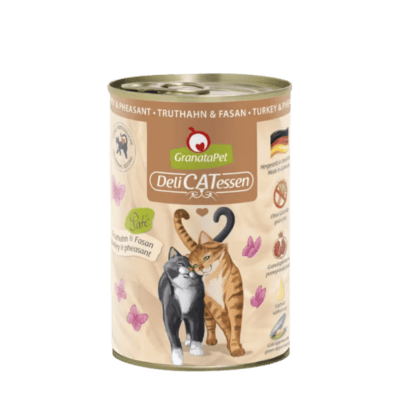 GranataPet DeliCatessen Turkey & Pheasant – Karma mokra dla kota, indyk i bażant - obrazek 1