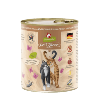 GranataPet DeliCatessen Turkey & Pheasant – Karma mokra dla kota, indyk i bażant - obrazek 3