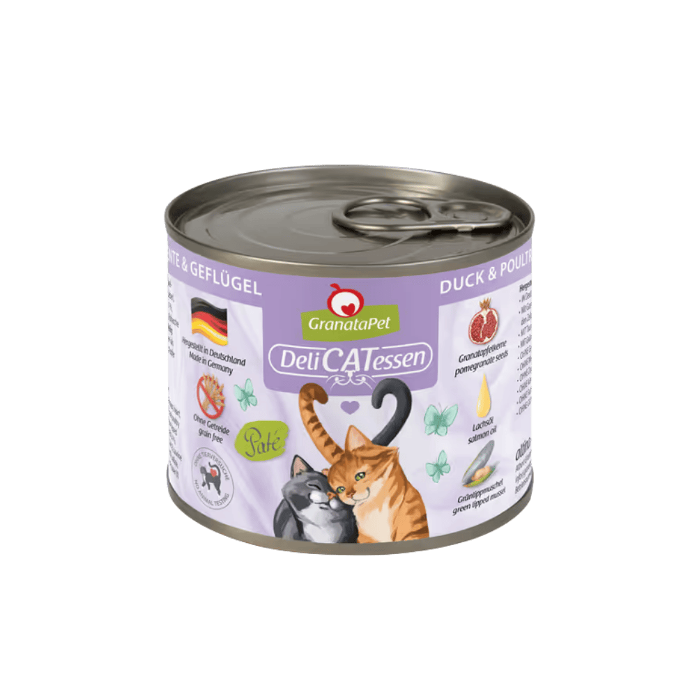 GranataPet DeliCatessen Duck & Poultry – Karma mokra dla kota, kaczka i drób