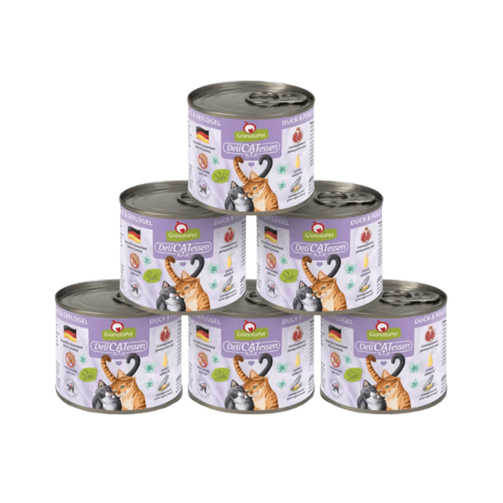 GranataPet DeliCatessen Duck & Poultry – Karma mokra dla kota, kaczka i drób