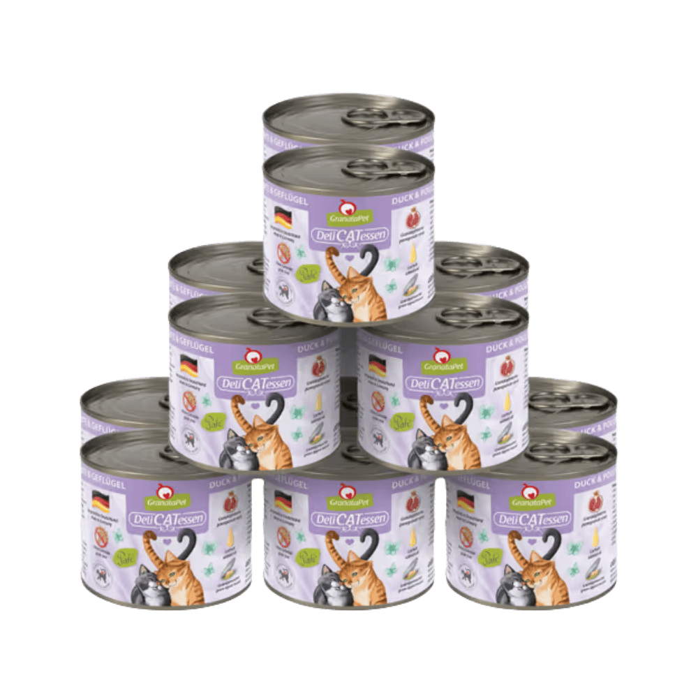 GranataPet DeliCatessen Duck & Poultry – Karma mokra dla kota, kaczka i drób