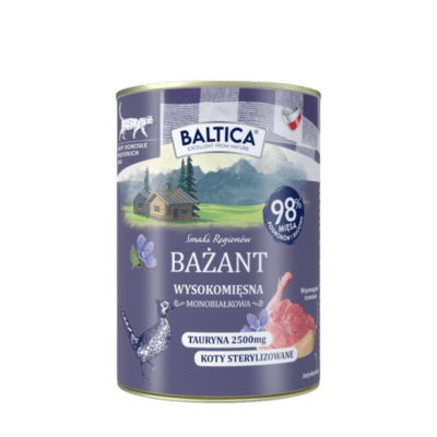 Baltica Smaki Regionów – Monobiałkowa karma mokra dla kota, bażant - obrazek 1
