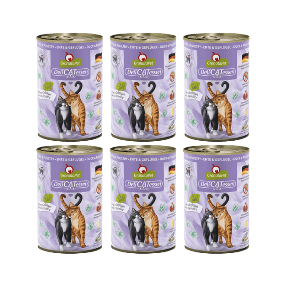 GranataPet DeliCatessen Duck & Poultry – Karma mokra dla kota, kaczka i drób