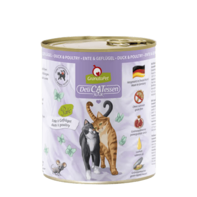 GranataPet DeliCatessen Duck & Poultry – Karma mokra dla kota, kaczka i drób - obrazek 3