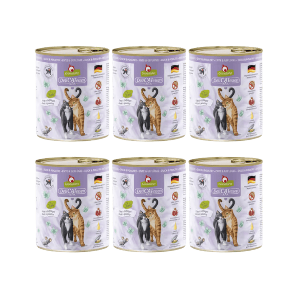 GranataPet DeliCatessen Duck & Poultry – Karma mokra dla kota, kaczka i drób