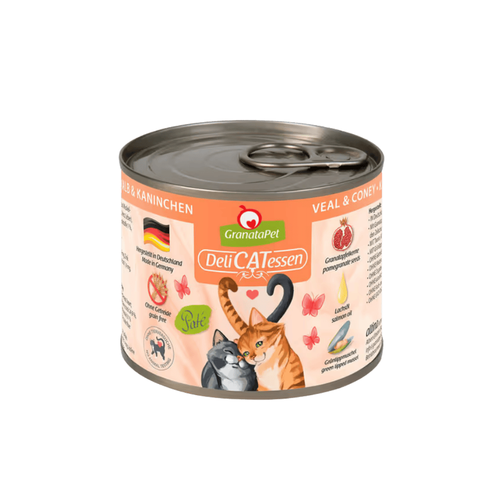 GranataPet DeliCatessen Veal & Coney – Karma mokra dla kota, cielęcina i królik