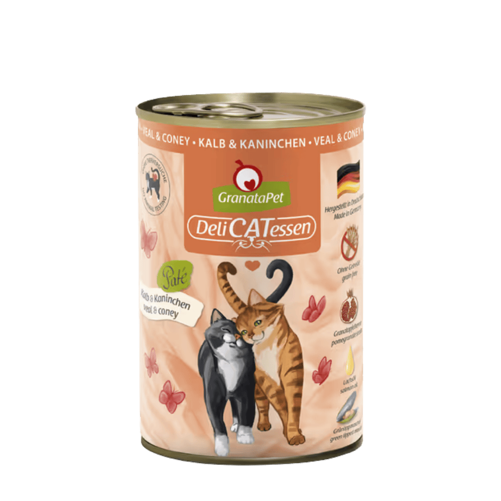 GranataPet DeliCatessen Veal & Coney – Karma mokra dla kota, cielęcina i królik