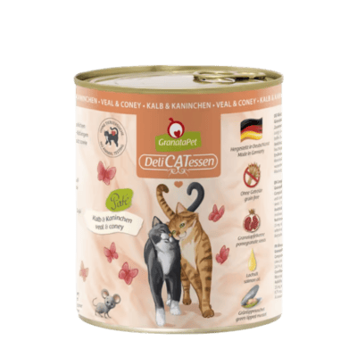 GranataPet DeliCatessen Veal & Coney – Karma mokra dla kota, cielęcina i królik - obrazek 3