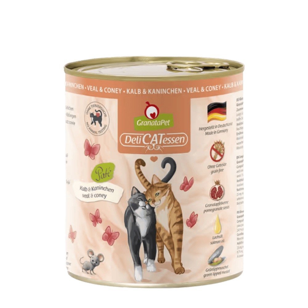 GranataPet DeliCatessen Veal & Coney – Karma mokra dla kota, cielęcina i królik