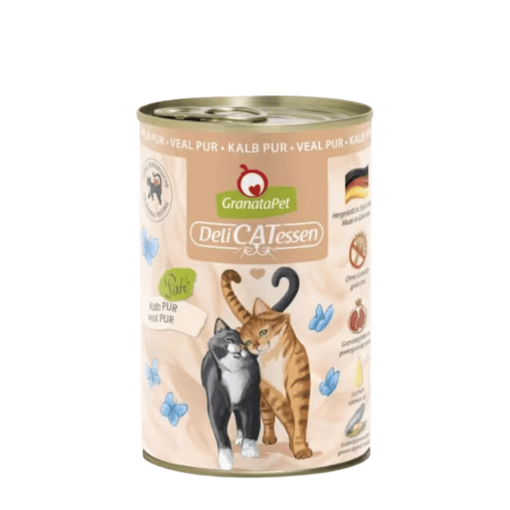 GranataPet DeliCatessen Veal Pur – Karma mokra dla kota, cielęcina