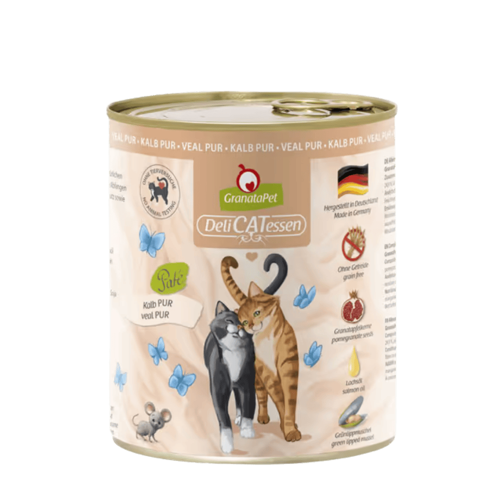 GranataPet DeliCatessen Veal Pur – Karma mokra dla kota, cielęcina
