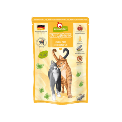 GranataPet DeliCatessen Chicken Pur – Karma mokra, w saszetce, dla kota, kurczak - obrazek 1