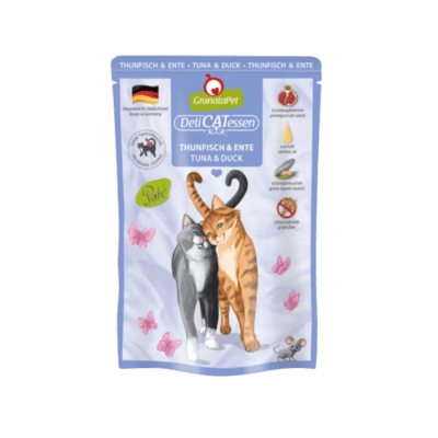 GranataPet DeliCatessen Tuna & Duck – Karma mokra, w saszetce, dla kota, tuńczyk z kaczką - obrazek 1