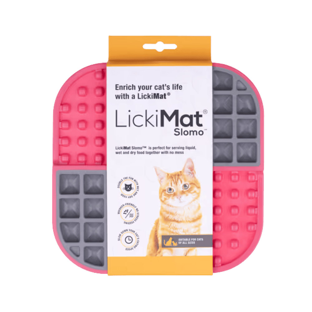 LickiMat Slomo Cat - Mata do lizania dla kota, twarda