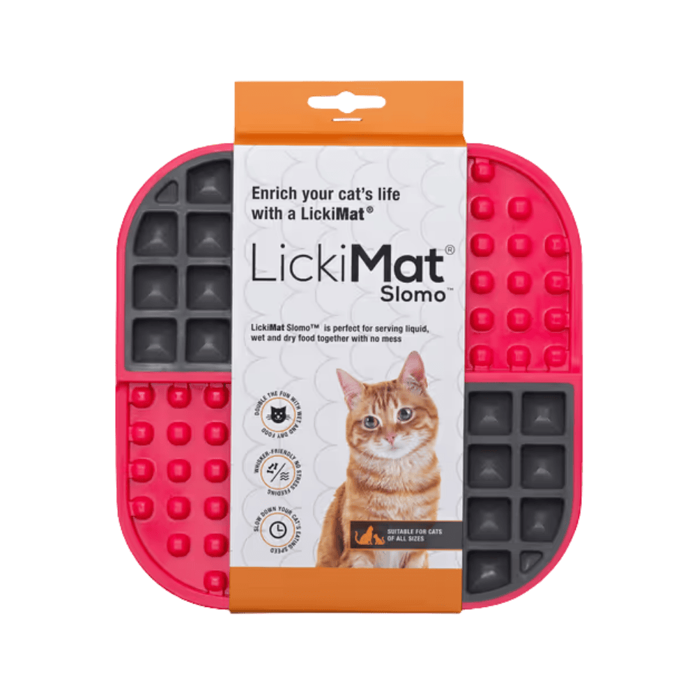 LickiMat Slomo Cat - Mata do lizania dla kota, twarda