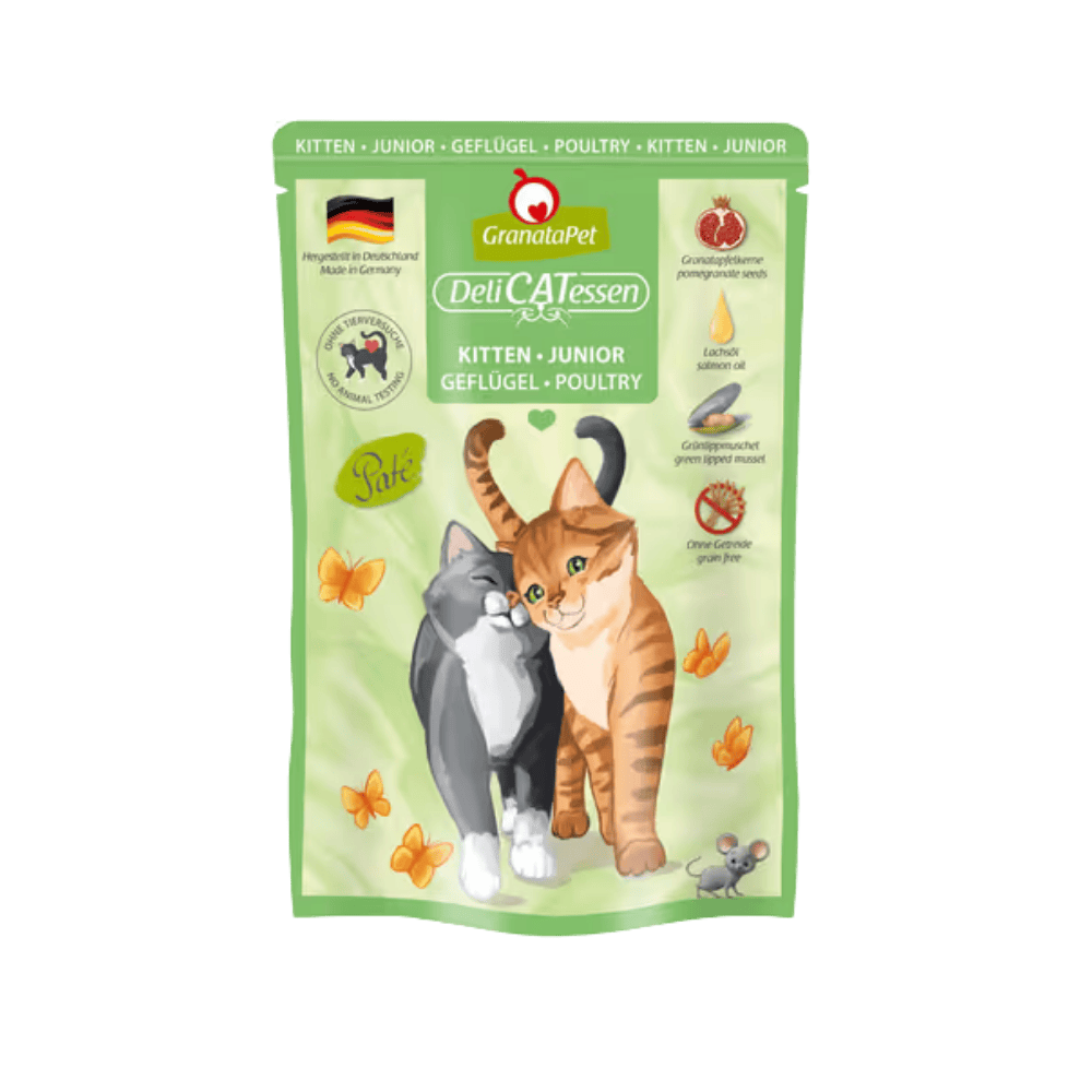 GranataPet DeliCatessen Kitten Poultry – Karma mokra dla kociąt, w saszetce, drób