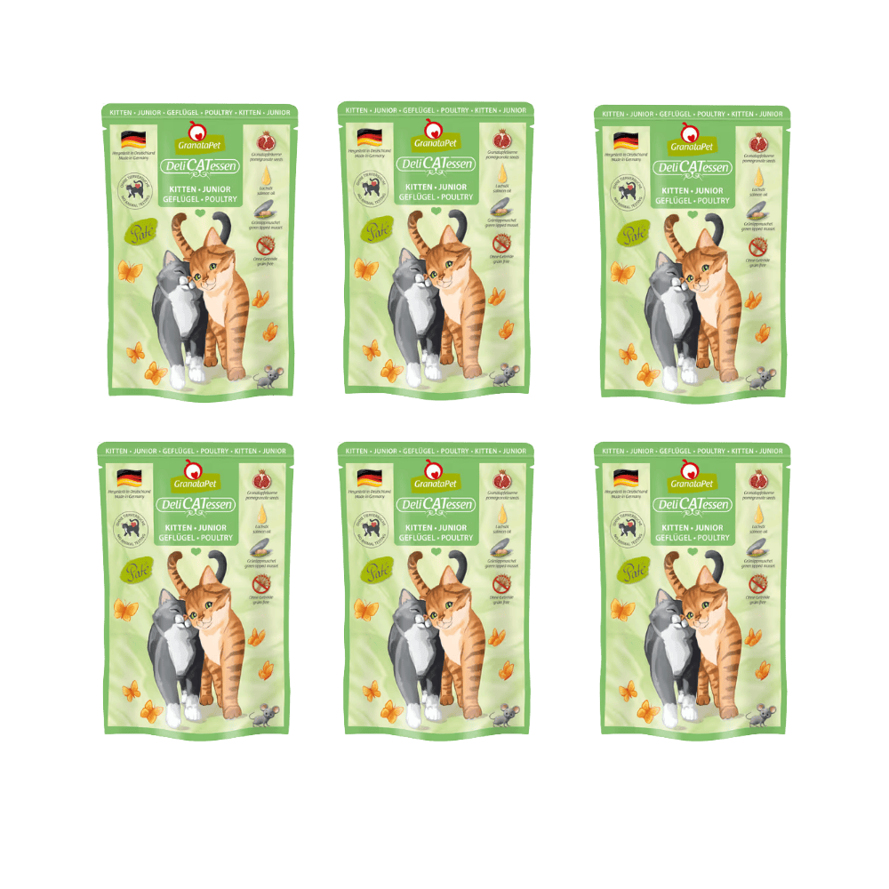 GranataPet DeliCatessen Kitten Poultry – Karma mokra dla kociąt, w saszetce, drób
